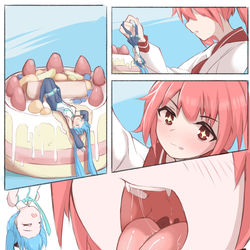 This is a pixiv picture whose title is 一份简简单单的生贺.