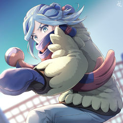 This is a pixiv picture whose title is 投球.