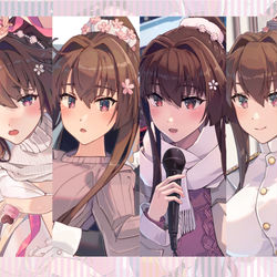 This is a pixiv picture whose title is 大和.