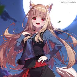 This is a pixiv picture whose title is ホロ.