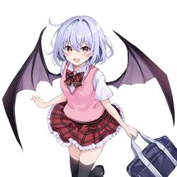 This is a pixiv picture whose title is 学園レミリア.