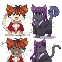 This is a pixiv picture whose title is 🐱✨🐱✨.