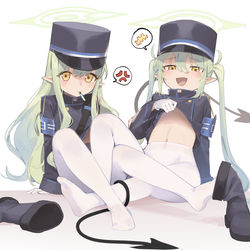 This is a pixiv picture whose title is 見たいだろう～.