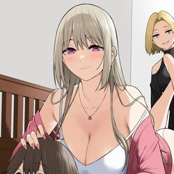 This is a pixiv picture whose title is 慈愛に満ちたギャル.