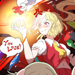 This is a pixiv picture whose title is 東方コラボ記念　草薙寧々＆フランドール・スカーレット.