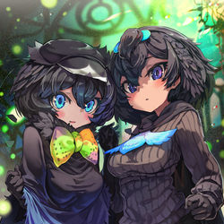 This is a pixiv picture whose title is カンザシフウチョウとカタカケフウチョウ.