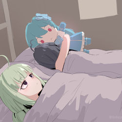 This is a pixiv picture whose title is meme.