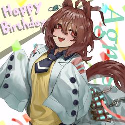 This is a pixiv picture whose title is はぴば.