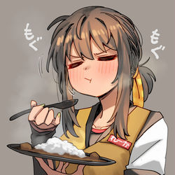 This is a pixiv picture whose title is 司令官のカレーはブッキーのカレー.