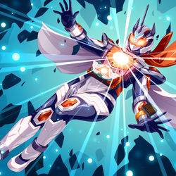 This is a pixiv picture whose title is 暗闇を照らす太陽.