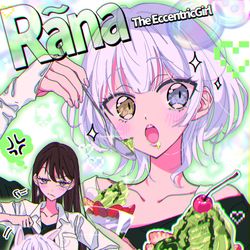 This is a pixiv picture whose title is 楽奈ちゃん🎸💚🍒.