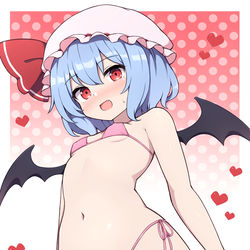 This is a pixiv picture whose title is マイクロ水着レミリア.
