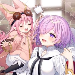 This is a pixiv picture whose title is 「ひとりめの花嫁」.