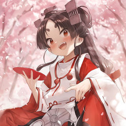This is a pixiv picture whose title is 日進.
