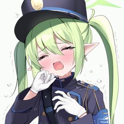 This is a pixiv picture whose title is シュポ泣き.