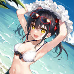 This is a pixiv picture whose title is 夏！！.