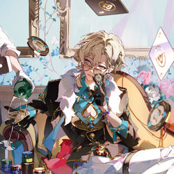 This is a pixiv picture whose title is 砂金.