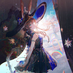 This is a pixiv picture whose title is 晨昏線.