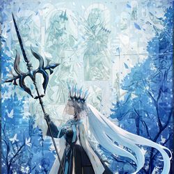 This is a pixiv picture whose title is 理想郷の妖妃.