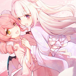 This is a pixiv picture whose title is てぇてぇ.