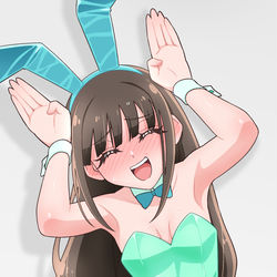 This is a pixiv picture whose title is ぴょ…ぴょんぴょ～ん///.