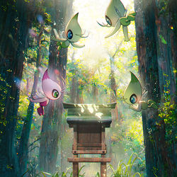 This is a pixiv picture whose title is セレビィ.