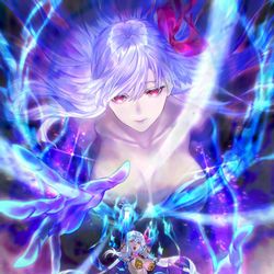 This is a pixiv picture whose title is 愛の星海.