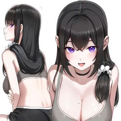 This is a pixiv picture whose title is ↔.