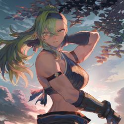 This is a pixiv picture whose title is リーシャさん.