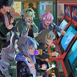 This is a pixiv picture whose title is Gaming.