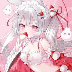 This is a pixiv picture whose title is いちご大福ちゃん.