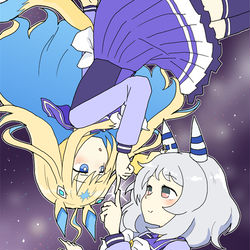 This is a pixiv picture whose title is 二人の宇宙.