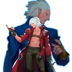 This is a pixiv picture whose title is DEVIL MAY CRY.