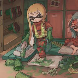This is a pixiv picture whose title is スプラトゥーン絵まとめ3.
