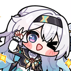 This is a pixiv picture whose title is Ciallo流萤(∠・ω< )⌒☆.