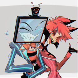 This is a pixiv picture whose title is Hazbin Hotel XLog.