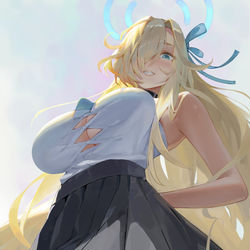 This is a pixiv picture whose title is 明日奈2.