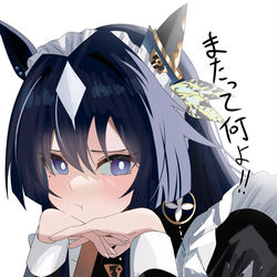 This is a pixiv picture whose title is シーナ、、、、またジェンティルドンナに何かで負けたの？、、、.