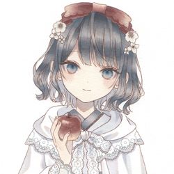 This is a pixiv picture whose title is 和風白雪姫.