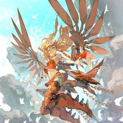 This is a pixiv picture whose title is 英傑大戦【季隗】.