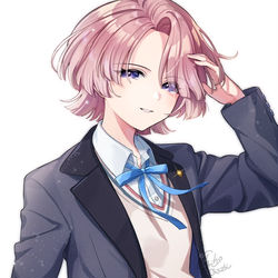This is a pixiv picture whose title is 麻央センパイ.