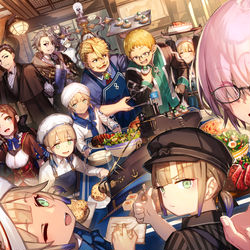 This is a pixiv picture whose title is カルデアの日常.