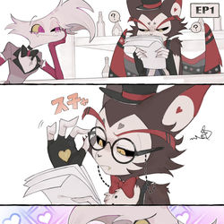 This is a pixiv picture whose title is ハズビンホテルLOG②.