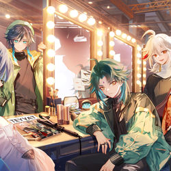 This is a pixiv picture whose title is 特別訪問！.