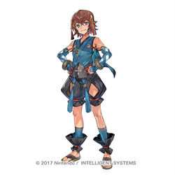 This is a pixiv picture whose title is ファイアーエムブレムヒーローズ「烈風城の呪い師 ツクヨミ」.