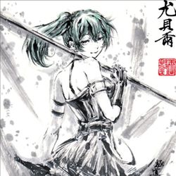 This is a pixiv picture whose title is 【極道畫師】尤貝爾.