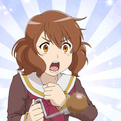 This is a pixiv picture whose title is ハンバーーーグ！.