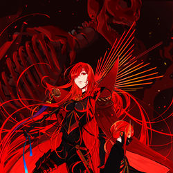 This is a pixiv picture whose title is 夢幻.