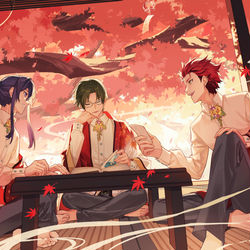 This is a pixiv picture whose title is 三周年.