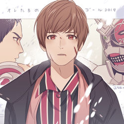 This is a pixiv picture whose title is オレたちのゴール2019.